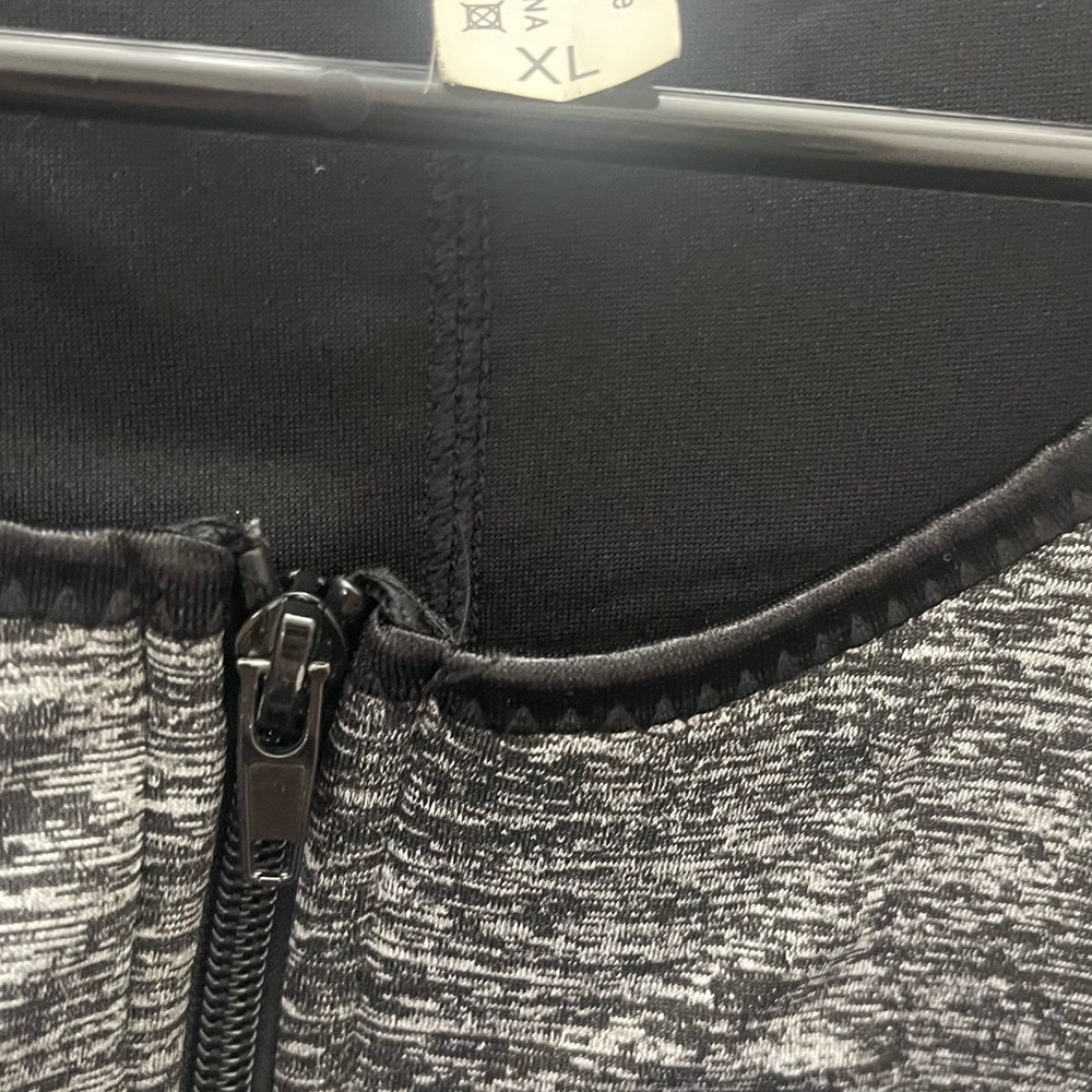 Black and Gray Zip-Up Jacket